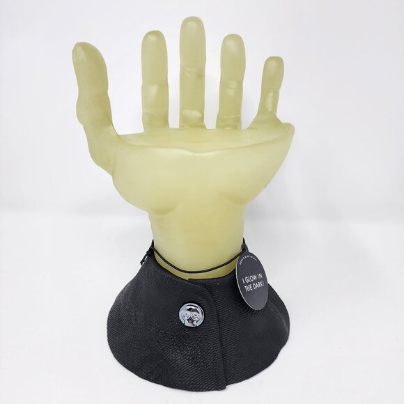 Bath & Body Works Halloween Glow in the Dark Franken Hand 3 wick Candle Holder - Picture 5 of 13